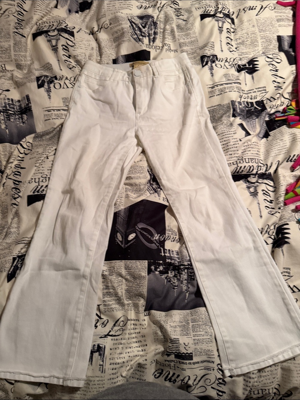 Democracy White Flare Jeans